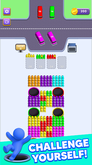 Hole Crowd: Bus Jam Screenshot 2