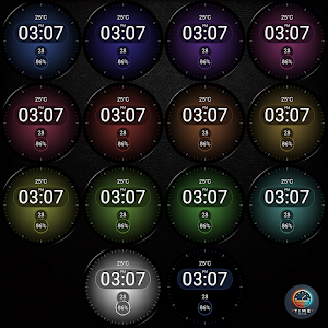 Moonlight Digits - watch face Screenshot 2