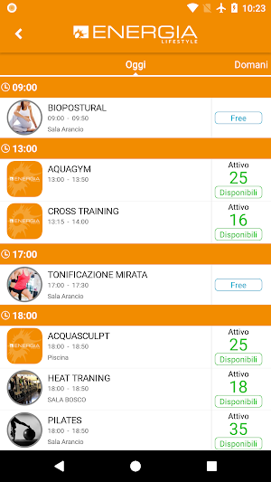 Energia Lifestyle WellnessClub Screenshot 3
