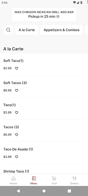 MAS CHINGON MEXICAN GRILL Screenshot 1