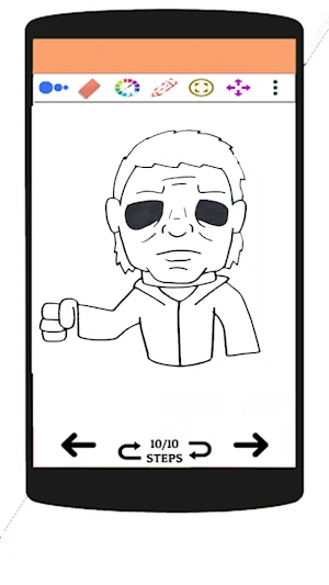 How To Draw Michael Myers Screenshot 3
