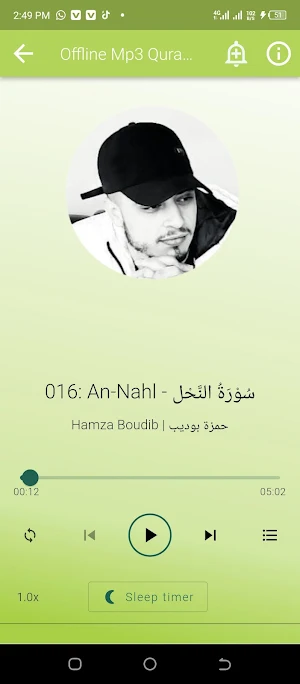 Hamza Boudib Mp3 Quran Screenshot 1