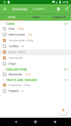 EasyList - My groceries list Screenshot 0
