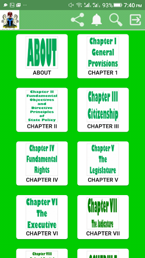 Nigerian Constitution (1999) Screenshot 1