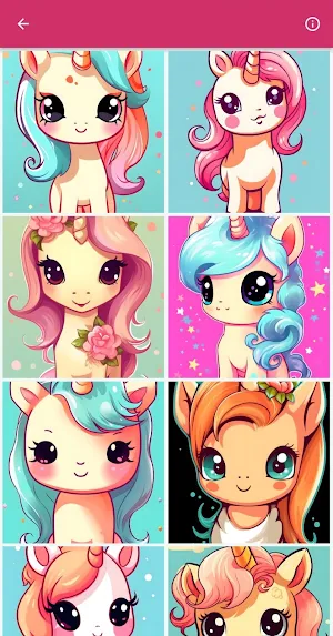 Cute Kawaii Unicorn Wallpapers Screenshot 1