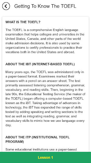 Essential Words for the TOEFL (7th edition) Screenshot 1