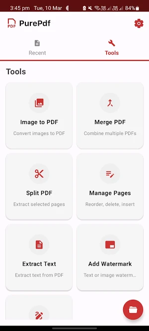 PurePdf Screenshot 1