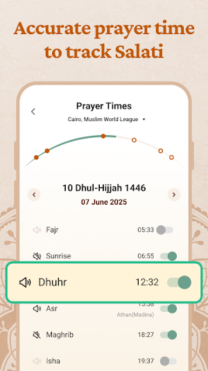 Salati: Qibla Prayer Time Azan Screenshot 1