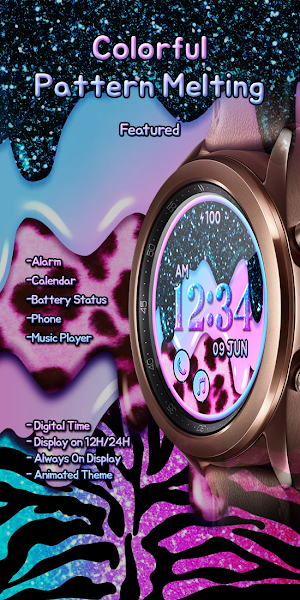 Colorful Pattern_Watchface Screenshot 0