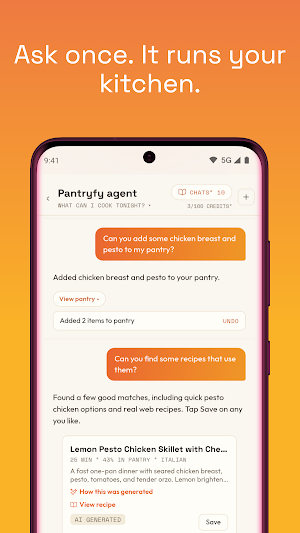Pantryfy Screenshot 1