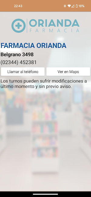 Farmacia Orianda Saladillo Screenshot 1