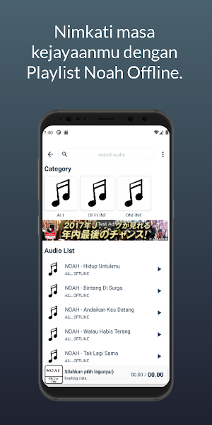 Lirik Lagu Noah Offline Screenshot 1