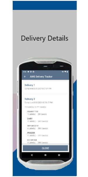 AWG - Delivery Tracker Screenshot 3