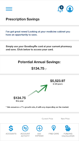 TaxSaver Plan HSA App Screenshot 1