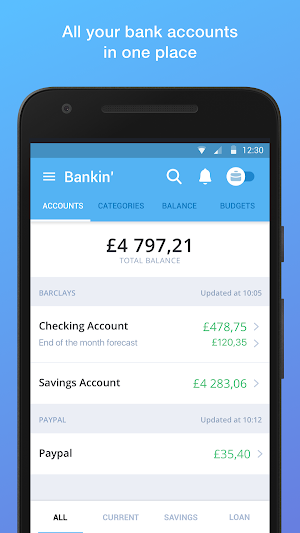 Bankin' - The money and banking app manager Screenshot 3