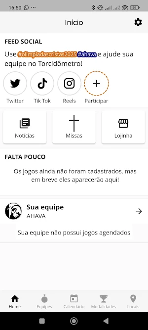 Olimpíadas Cristãs 2025 Screenshot 2