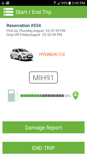 Zipcar Iceland Screenshot 3