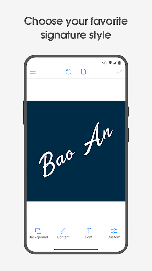 Signature Maker For My Name Screenshot 1