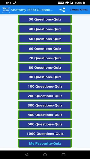 Anatomy 2000 Questions Quiz Screenshot 1