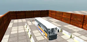 UK police bus parking 3d Screenshot 1