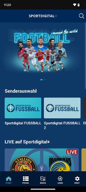 Sportdigital+ Live Fussball Screenshot 0
