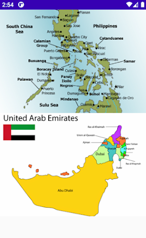 Philippines-UAE Timezone Clock Screenshot 2