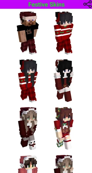 Festive Skins For Minecraft Screenshot 1