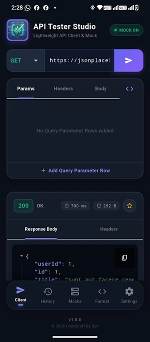 API Tester Studio Screenshot 0