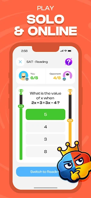 Brain Battle: SAT ACT Prep Screenshot 1