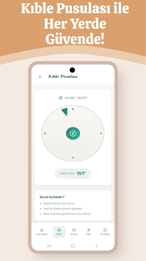 Namaz Vakti, Kuran Kıble Zikir Screenshot 2