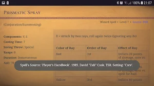 AD&D 2nd. Ed. Spellbook Screenshot 2