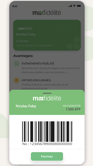 Mafidélité Screenshot 2