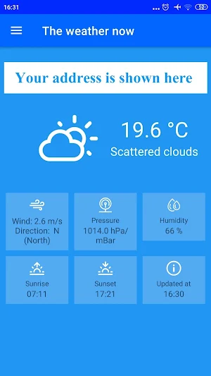 Weather Forecast Screenshot 0