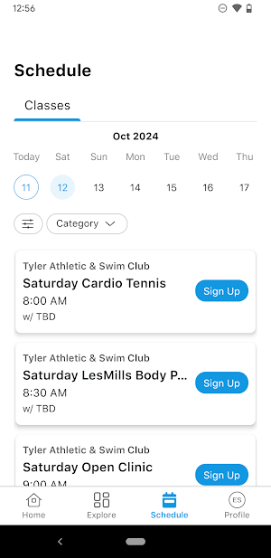 Tyler Athletic and Swim Club Screenshot 3