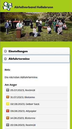 Abfallverband Hollabrunn Screenshot 3