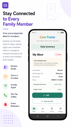CareFrame– I’m Safe Screenshot 1