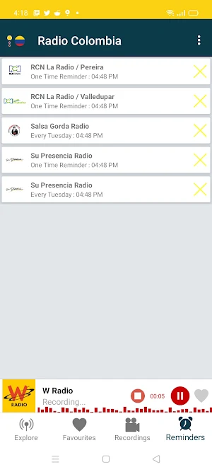 Radio Colombia : Stream FM app Screenshot 3