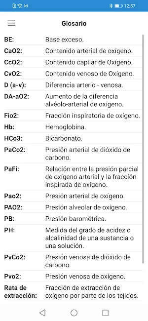 Gasometría Screenshot 3