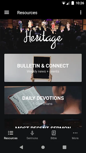 Heritage Baptist Church JC Screenshot 0