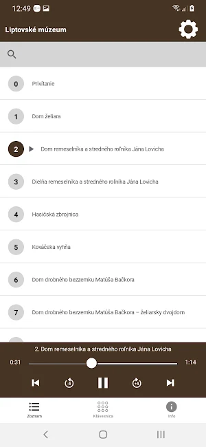 Liptovské múzeum Screenshot 3