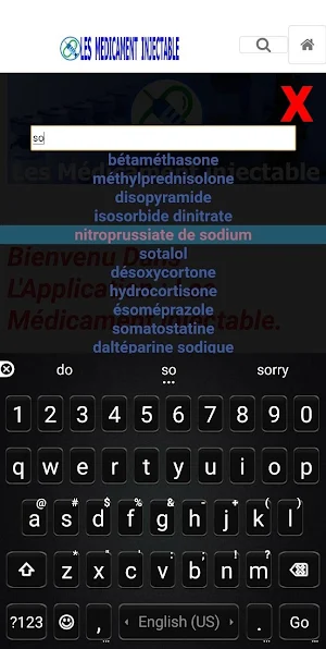 Injectable drugs Screenshot 2