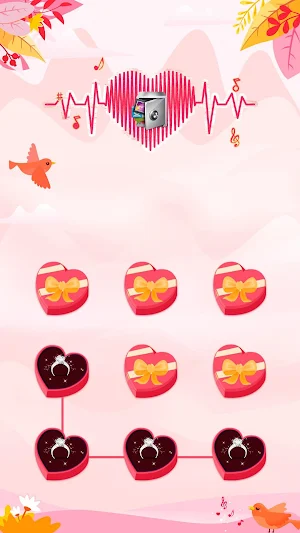 AppLock Theme Heartbeat Screenshot 0