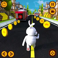 Rabbit-Cat Running Games