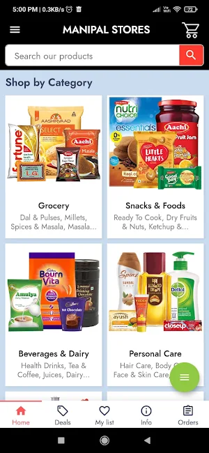 Manipal Stores Screenshot 1