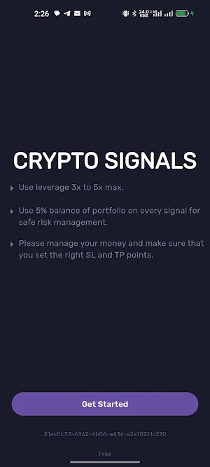 Crypto Signals Pro Screenshot 0