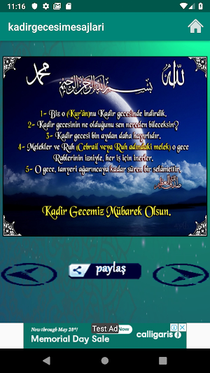 Kadir Gecesi Mesajları Screenshot 3