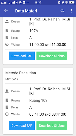 Lecturer UID Screenshot 2