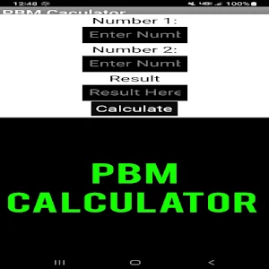 PBM Calculator Screenshot 3