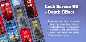 Lock Screen OS - Depth Effect Screenshot 0