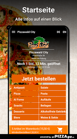 Pizzawald City Wolfsburg Screenshot 1